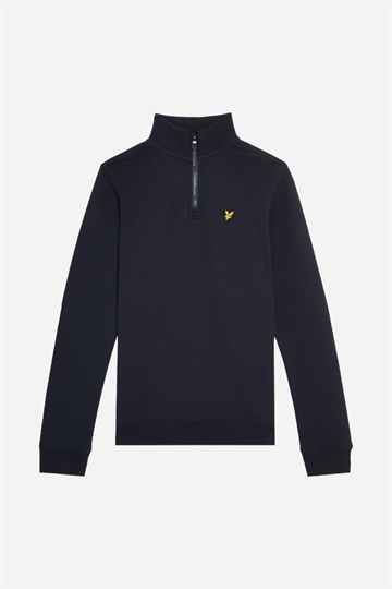 Lyle & Scott Quarter Half Zip Pullover - Mörk marinblå